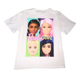 Barbie White Pop Art Tee Short Sleeve